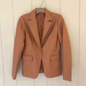 Forever 21 faux Leather Blazer Jacket
